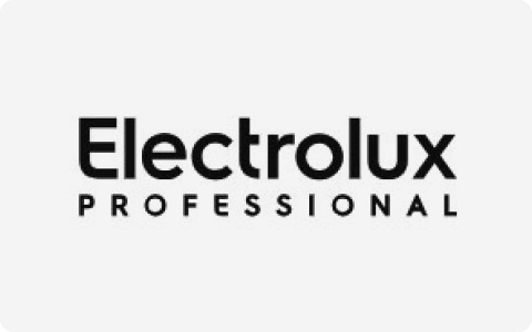 Logo of Electrolux Professional, Meituo's partner for commercial-grade metal components.