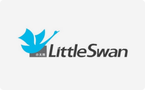 Logo of Little Swan, a long-term home appliance client supported by Meituo's metal component manufacturing.