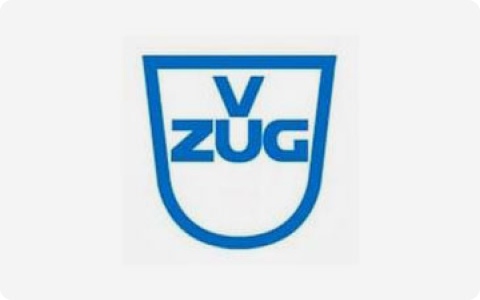 Logo of V-ZUG, a premium Swiss appliance company partnering with Meituo.