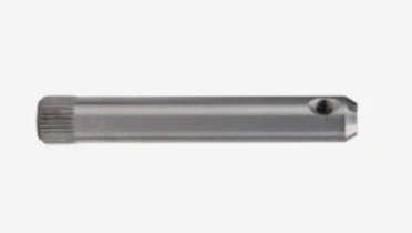 Cross-Hole Shaft,CNC ground shaft with cross hole and spline end