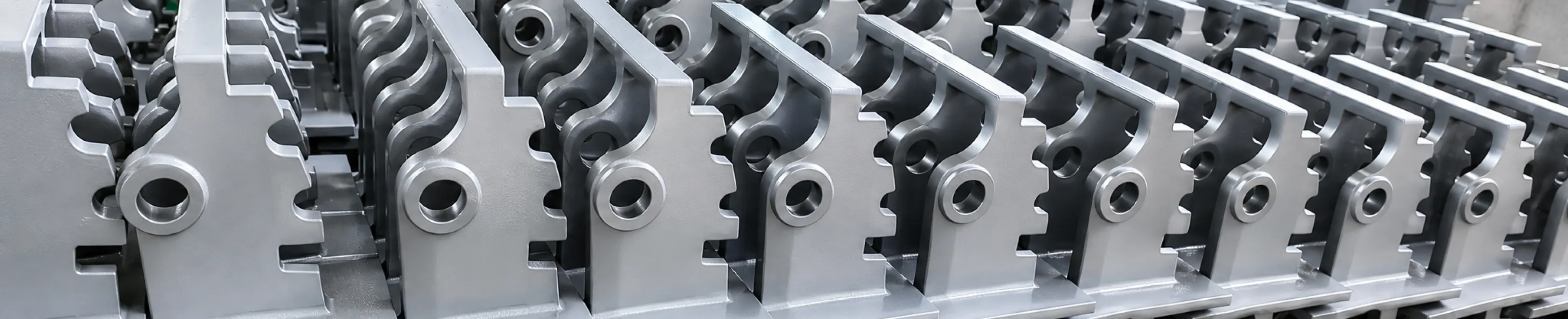 Batch of aluminum castings produced using lost foam casting process