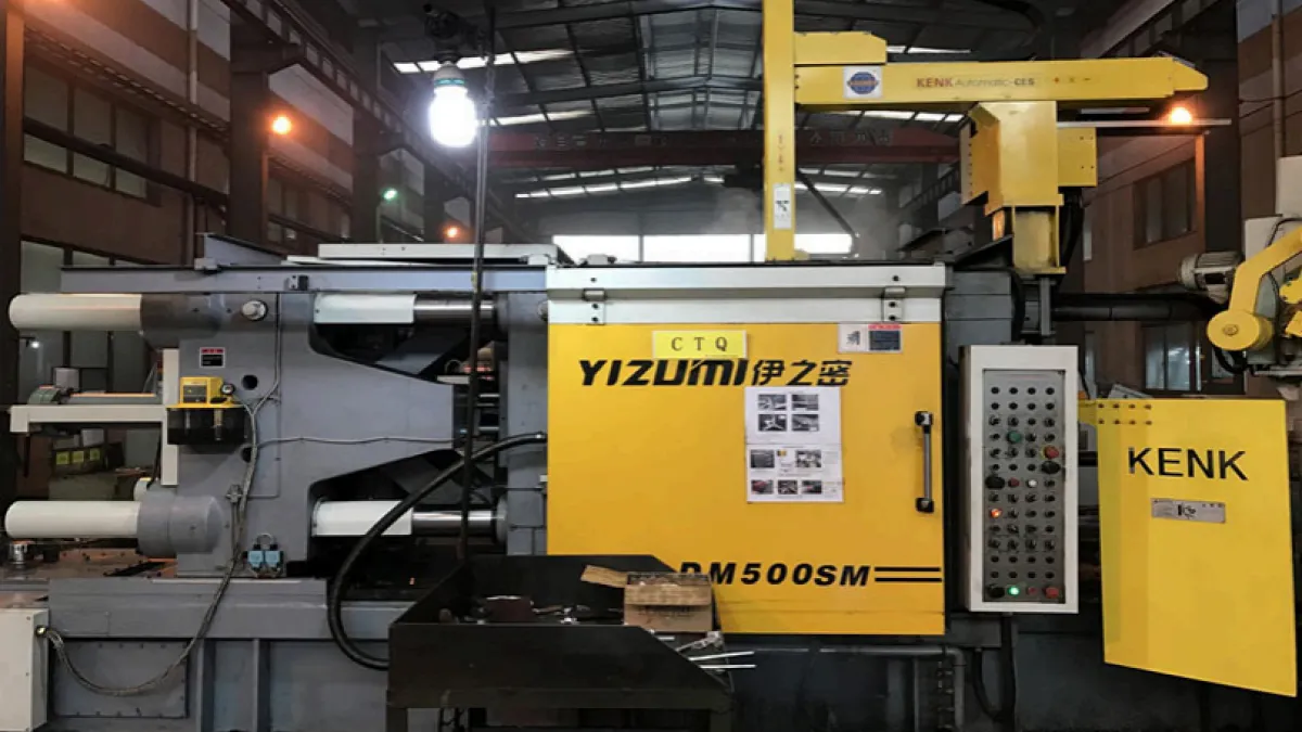 Hot-chamber zinc die casting production and spectrometer alloy verification at Meituo factory